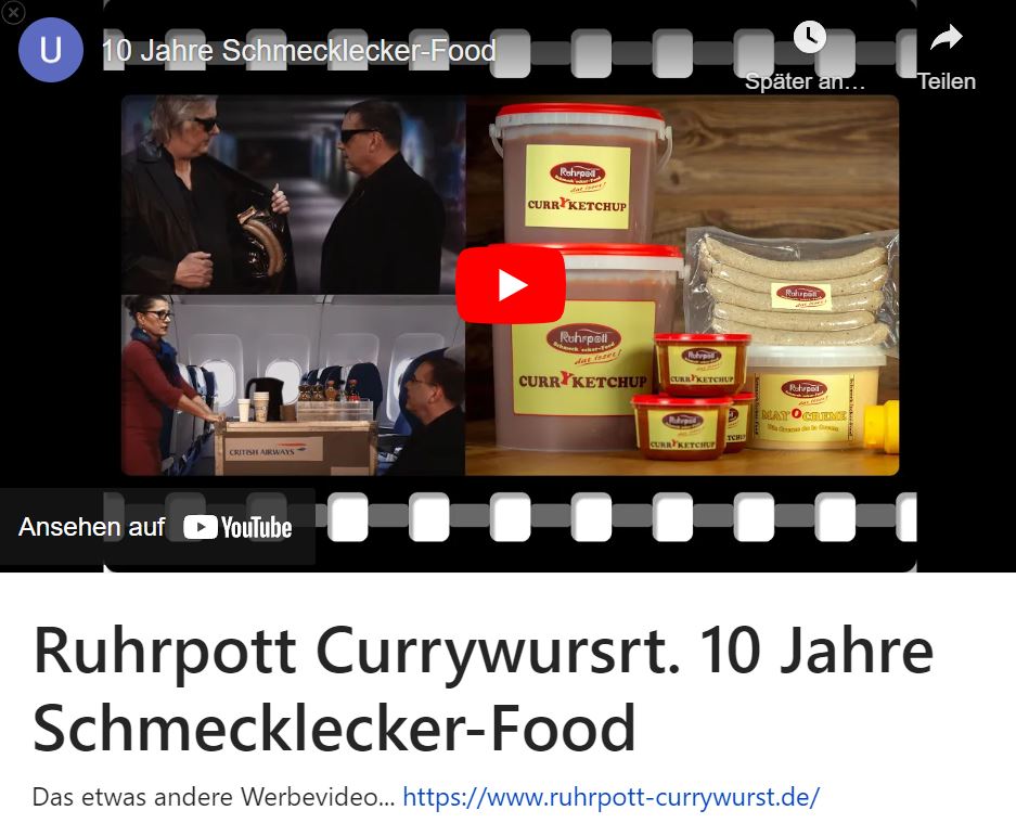 Video Ruhrpott Currywurst
